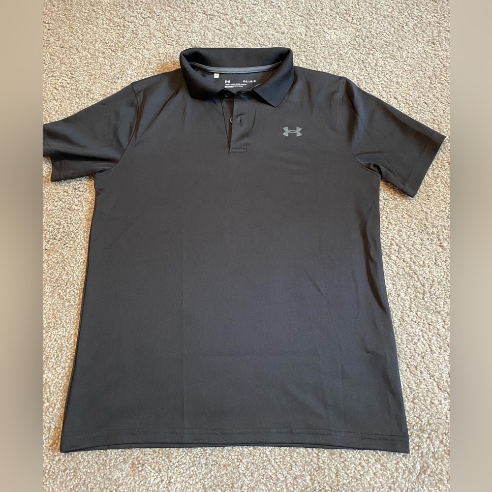 Under Armour Black Performance Polo Shirt